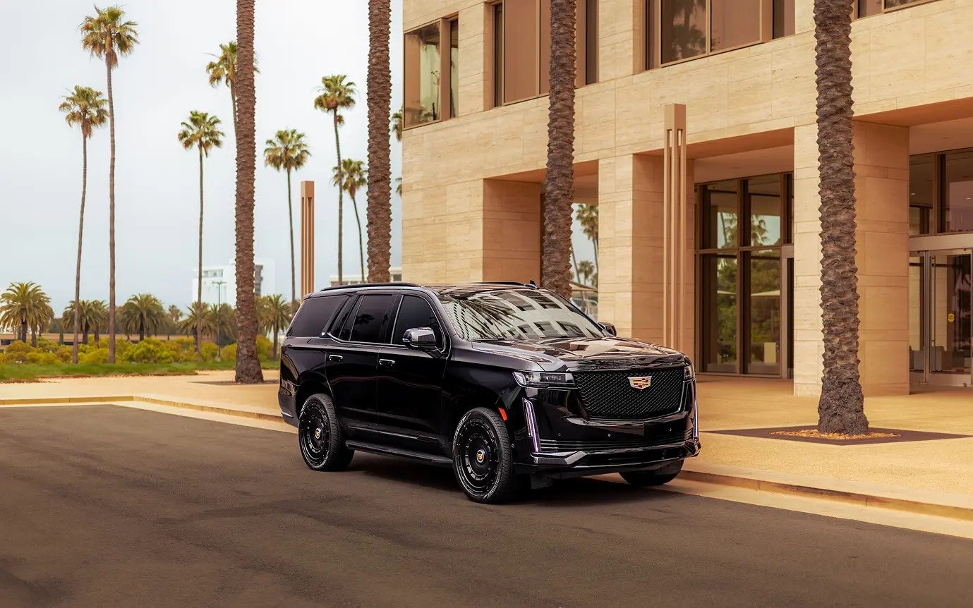 Cadillac Escalade Sport Rental in LA & Orange County | Plush Houston